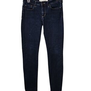 Abercrombie & Fitch Indigo Denim Jeans Size 8R 29x31 Women's